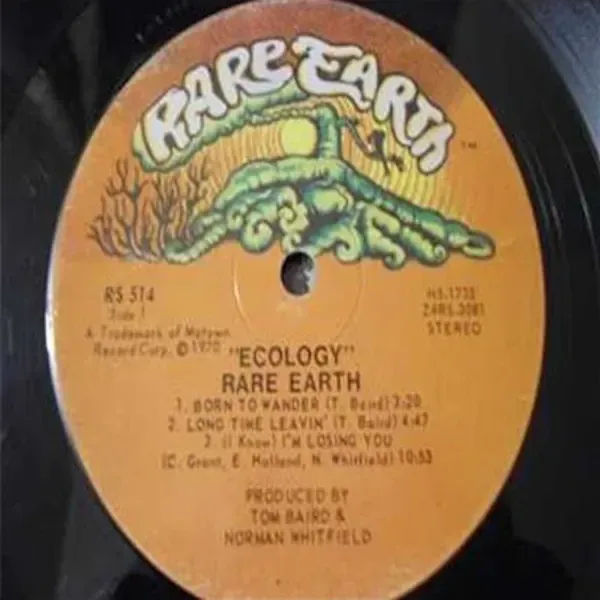 Rare Earth - Ecology Vinyl LP Record For Sale
