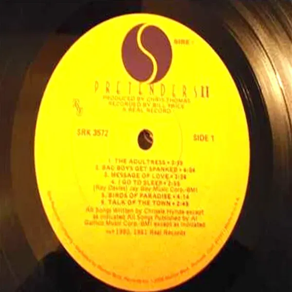 Pretenders - II Vinyl LP Record For Sale