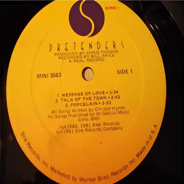 Pretenders - Extended Play EP Vinyl Record For Sale