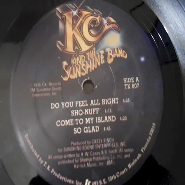 KC And The Sunshine Band - Who Do Ya Love Vinyl LP Record For Sale