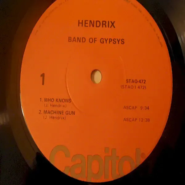 Jimi Hendrix - Band Of Gypsys LP Vinyl Record For Sale