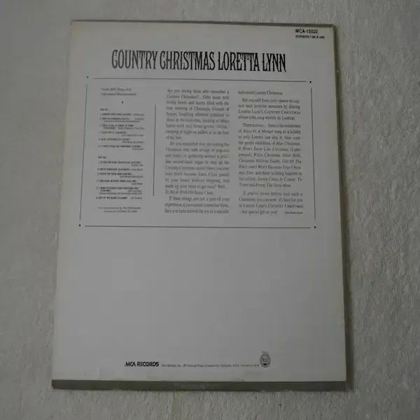 Loretta Lynn - Country Christmas Vinyl LP Record For Sale