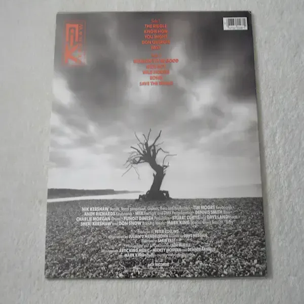 Nik Kershaw - The Riddle LP Vinyl Record For Sale