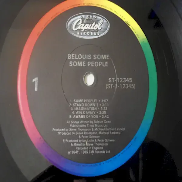 Belouis Some - Some People LP Vinyl Record For Sale