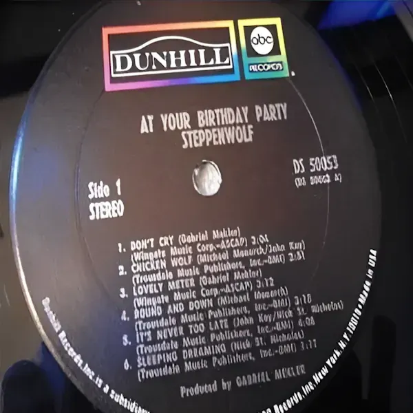 Steppenwolf - At Your Birthday Party LP Vinyl Record For Sale