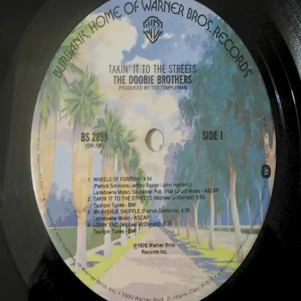 The Doobie Brothers - Takin' It To The Streets LP Vinyl Record For Sale