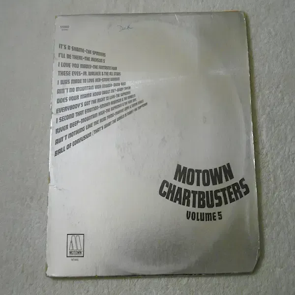 Motown Chartbusters - Volume 5 LP Vinyl Record For Sale Motown Chartbusters - Volume 5 LP Vinyl Record For Sale