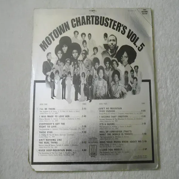 Motown Chartbusters - Volume 5 LP Vinyl Record For Sale