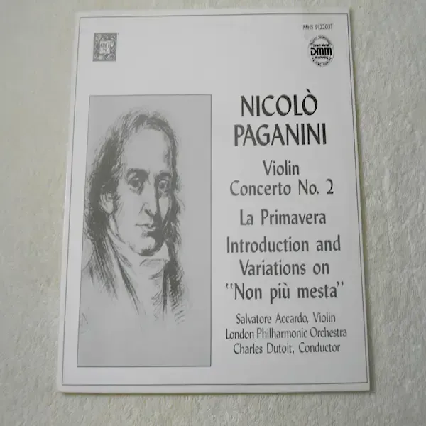 Niccolò Paganini - Violin Concerto No. 2 / La Primavera Vinyl LP For Sale