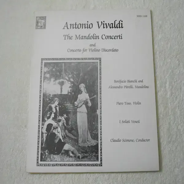 Antonio Vivaldi - The Mandolin Concerti / Violino Discordato Vinyl LP For Sale