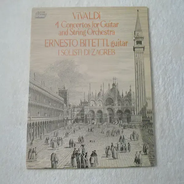 Vivaldi - 4 Concertos For Guitar And String Orchestra Vinyl LP For Sale