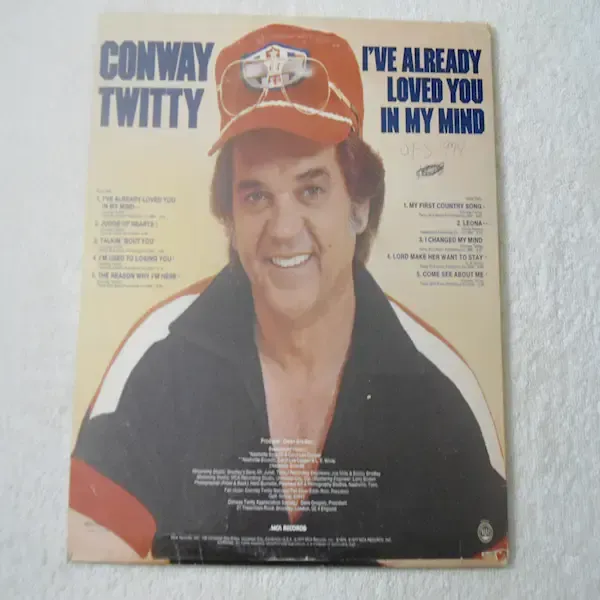 Conway Twitty - I've Already Loved You LP Vinyl Record For Sale