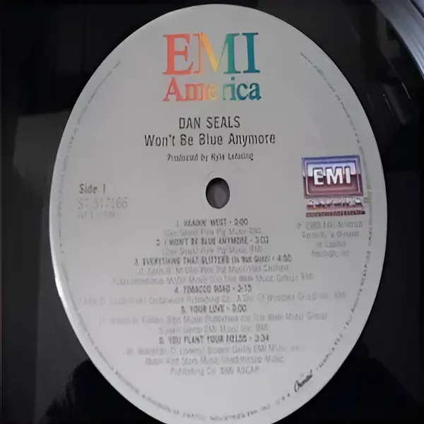 Dan Seals - Won't Be Blue Anymore LP Vinyl Record For Sale