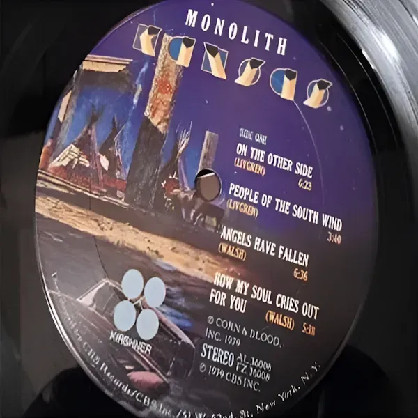 Kansas - Monolith LP Vinyl Record For Sale