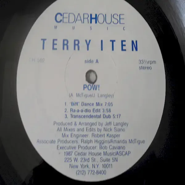 Terry Iten - POW! 12" Single Vinyl Record For Sale
