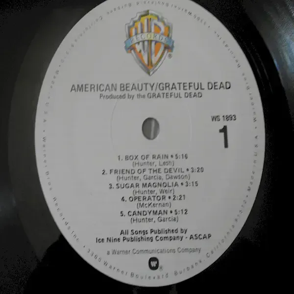 Grateful Dead - American Beauty LP Vinyl Record For Sale