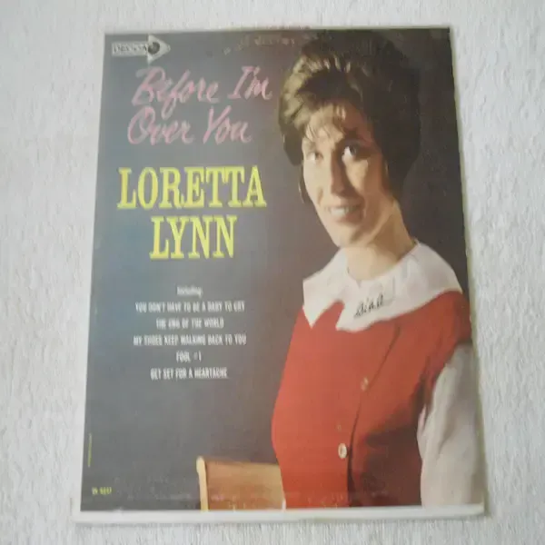 Loretta Lynn - Before I'm Over You Vinyl LP Record For Sale
