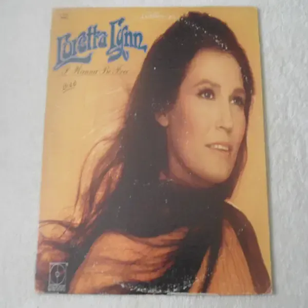 Loretta Lynn - I Wanna Be Free Vinyl LP Record For Sale Loretta Lynn - I Wanna Be Free Vinyl LP Record For Sale