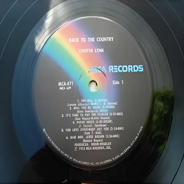 Loretta Lynn - Back To The Country Featuring The Pill Vinyl LP Sale
