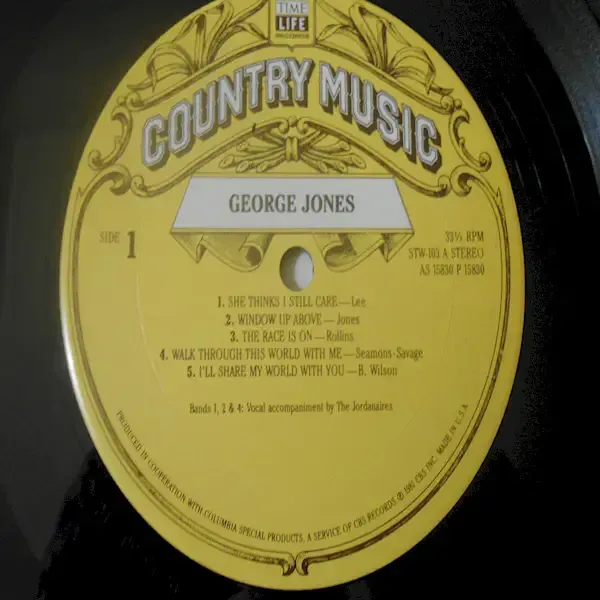 George Jones - Country Music LP Vinyl Record For Sale