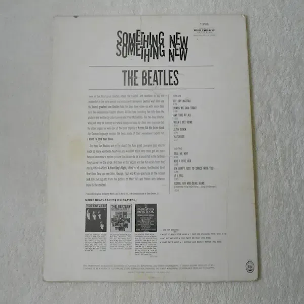 The Beatles - Something New LP Vinyl Record For Sale