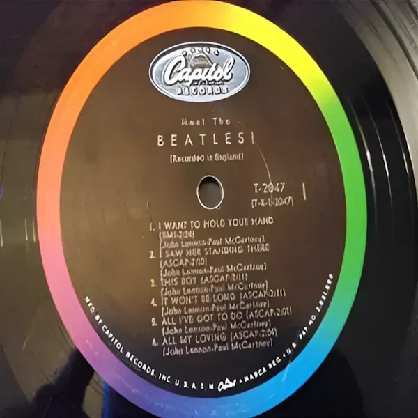 The Beatles - Meet The Beatles! MONO LP Vinyl Record For Sale