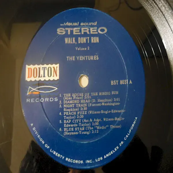 The Ventures - Walk Don't Run Vol. 2 Vinyl LP Record For Sale