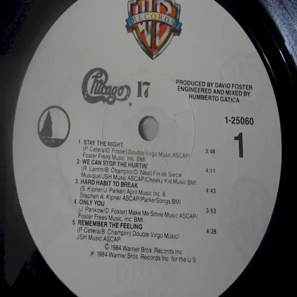 Chicago - 17 Vinyl LP Record For Sale