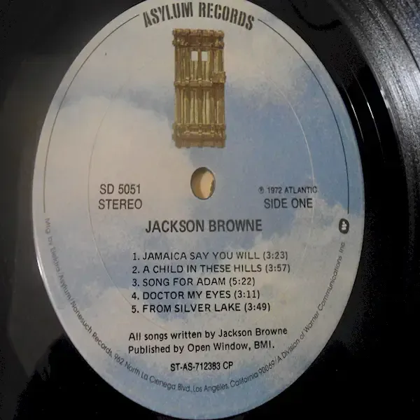 Jackson Browne - Self Titled (Saturate Before Using) Vinyl LP Record For Sale