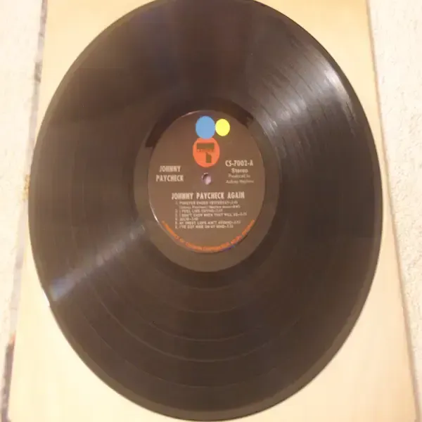 Johnny Paycheck - AGAIN LP Vinyl Record For Sale