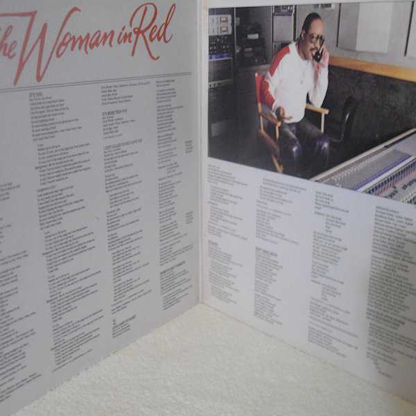 Stevie Wonder - Woman In Red Motion Picture Soundtrack Vinyl LP Record For Sale