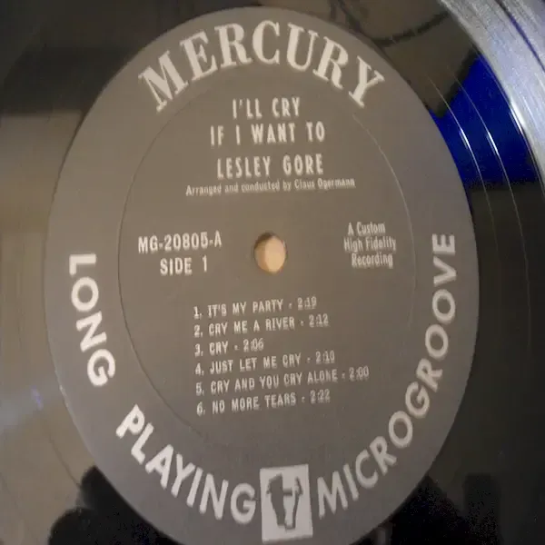 Lesley Gore - I'll Cry If I Want To Vinyl LP Record For Sale