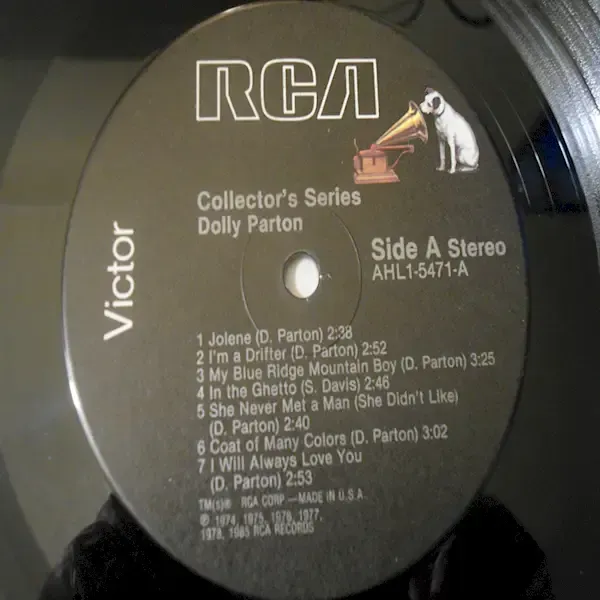 Dolly Parton - Collector's Series LP Vinyl Record For Sale