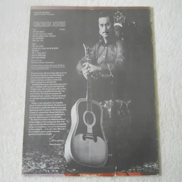 George Jones - Self Titled LP Vinyl Record For Sale