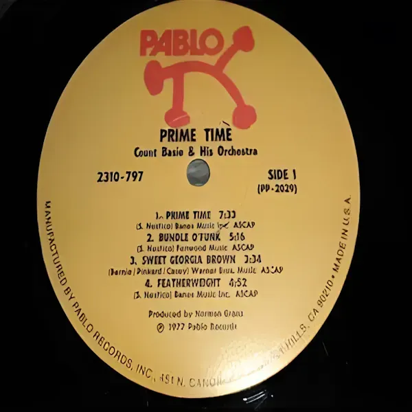 Count Basie - Prime Time Vinyl LP Record For Sale