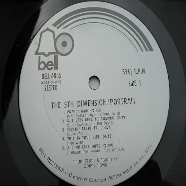 The 5th Dimension portrait LP vinyl record for sale