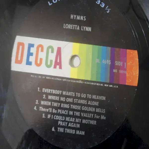 Loretta Lynn - Hymns LP Vinyl Record For Sale