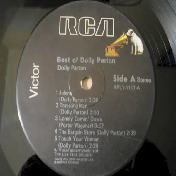 Dolly Parton - Best Of Dolly Parton LP Vinyl Record For Sale