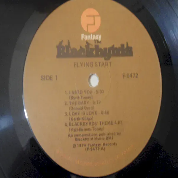 The Blackbyrds - Flying Start LP Vinyl Record For Sale