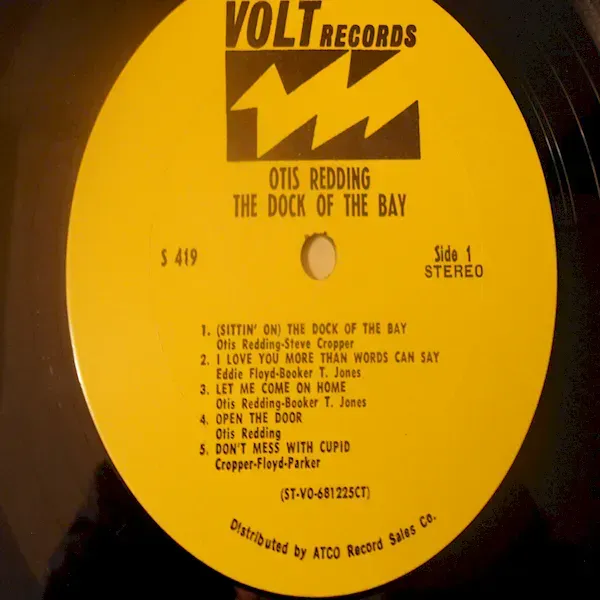 Otis Redding - The Dock Of The Bay Vinyl LP Record For Sale