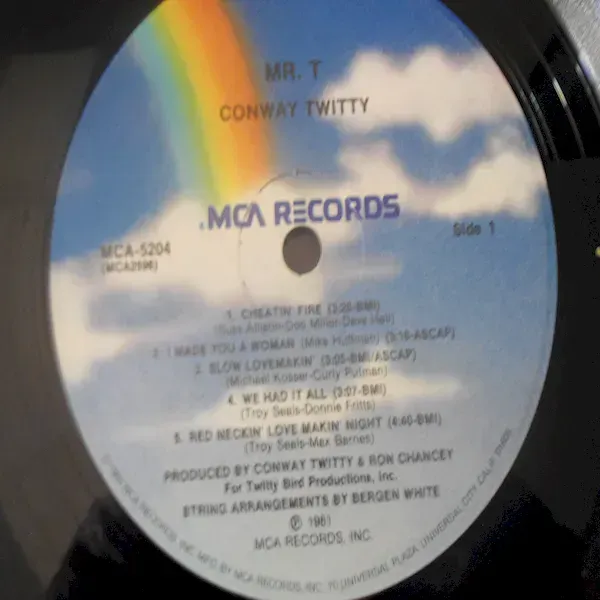 Conway Twitty - Mr T Vinyl LP Record For Sale