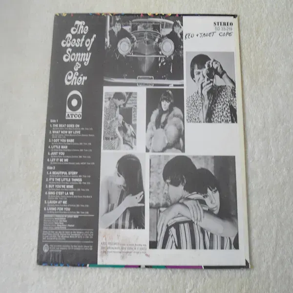 Sonny & Cher - The Best Of Sonny & Cher LP Vinyl Record For Sale