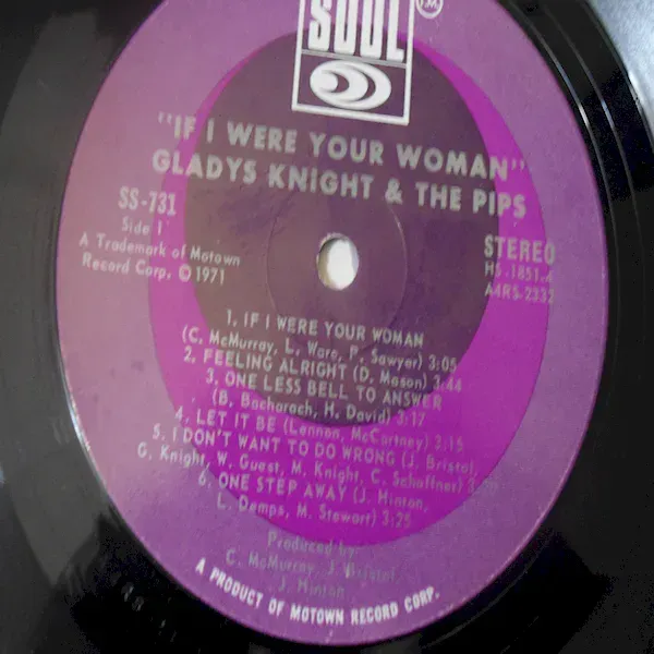 Gladys Knight And The Pips - If I Were Your Woman Vinyl LP For Sale