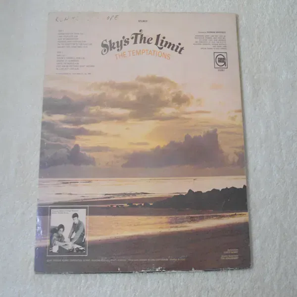 The Temptations - Sky's The Limit LP Vinyl Record For Sale