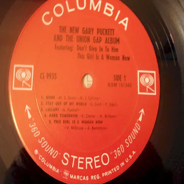 Gary Puckett & The Union Gap - The New Album LP Vinyl Record For Sale