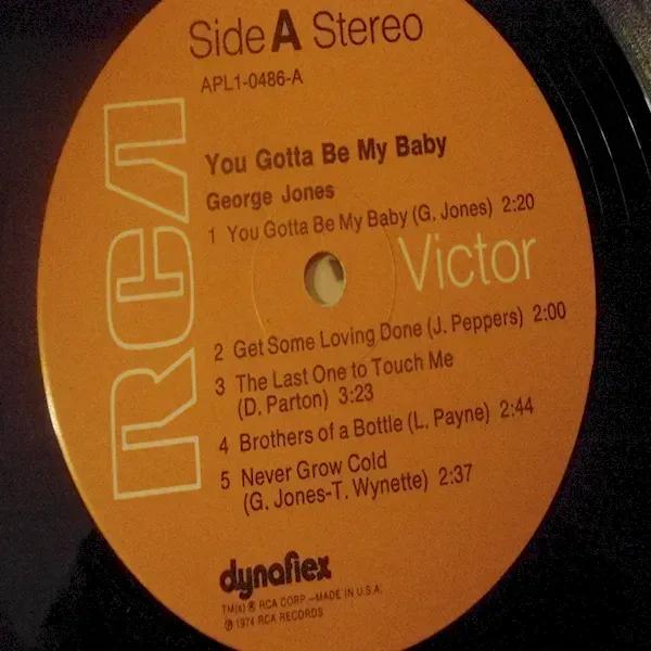 George Jones - You Gotta Be My Baby LP Vinyl Record For Sale