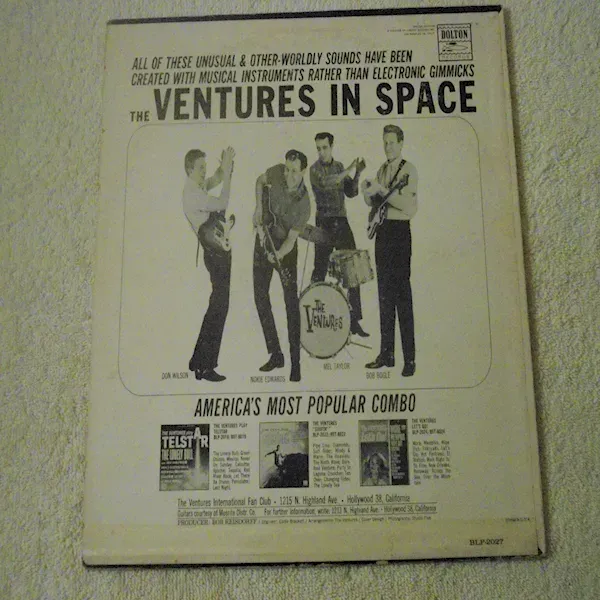The Ventures - In Space LP Vinyl Record For Sale