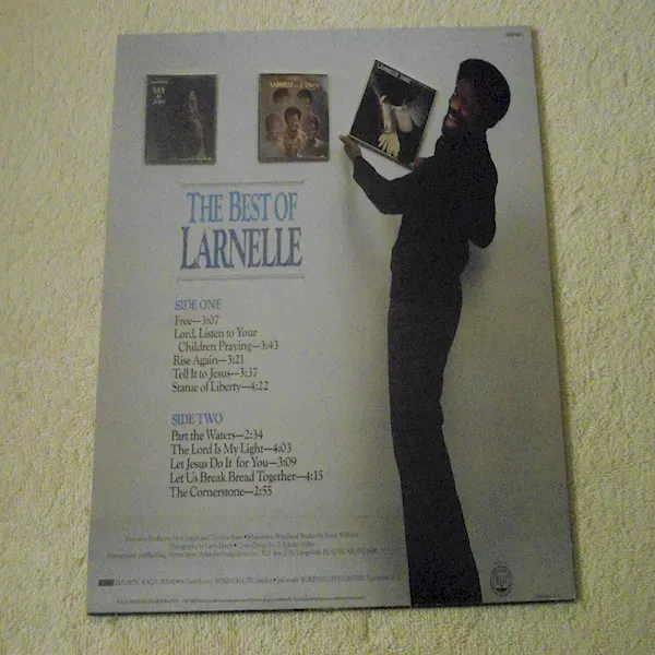 Larnell Harris - The Best Of Larnell LP Vinyl Record For Sale
