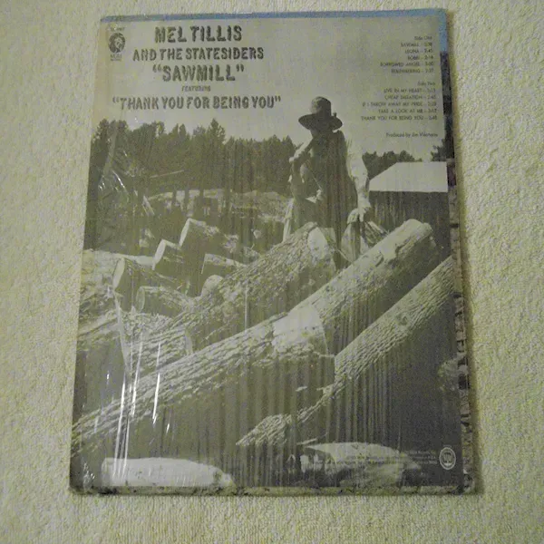 Mel Tillis - Sawmill LP Vinyl Record For Sale