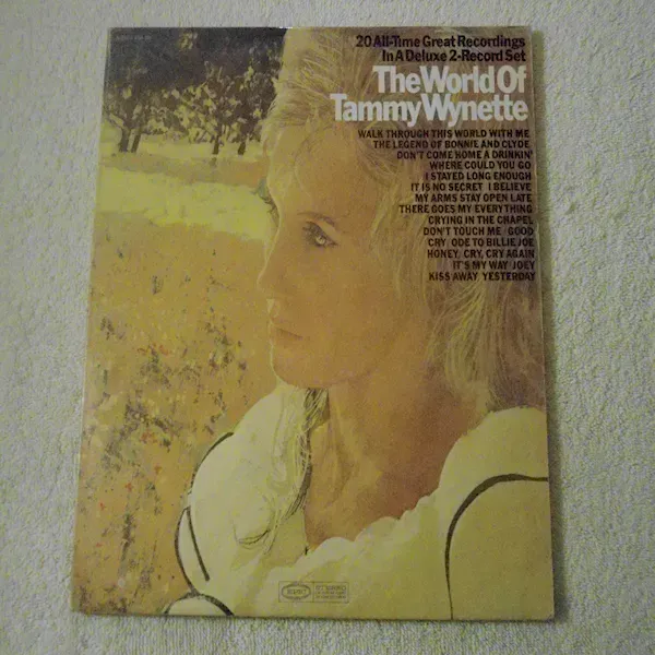 Tammy Wynette - The World Of Tammy Wynette 2xLP Vinyl Record For Sale